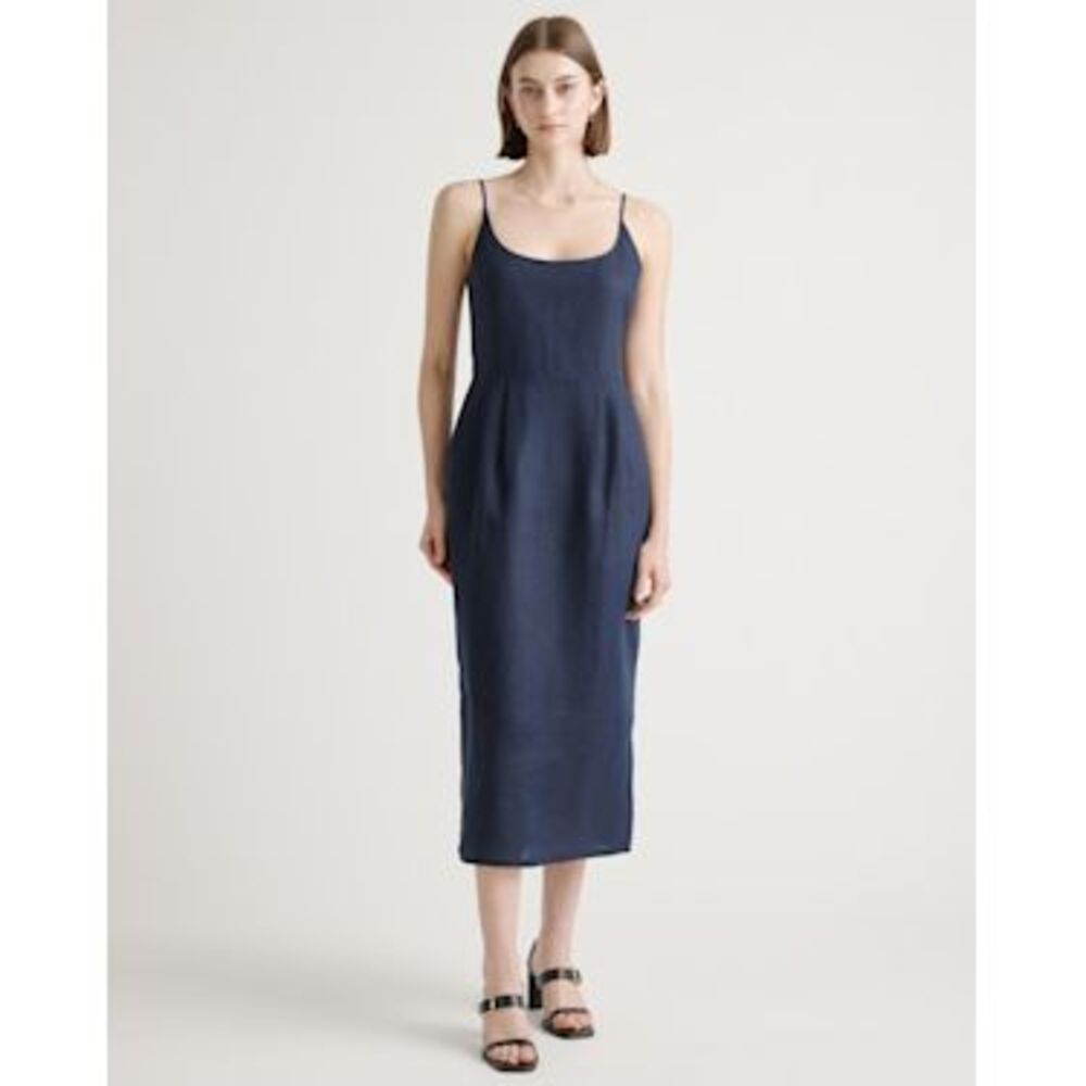 Quince Navy Blue Women's Dress
